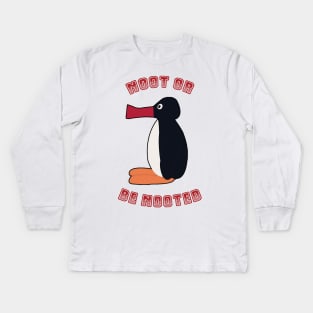 Pingu Noot or Be Nooted Kids Long Sleeve T-Shirt